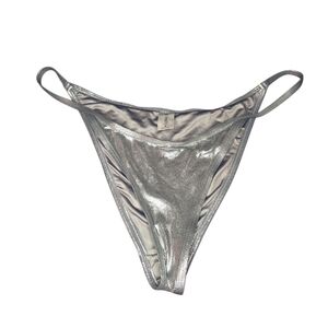 Silver Metallic Swim Bottom!